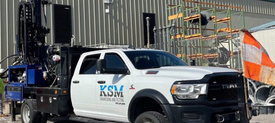 KSM drilling truck